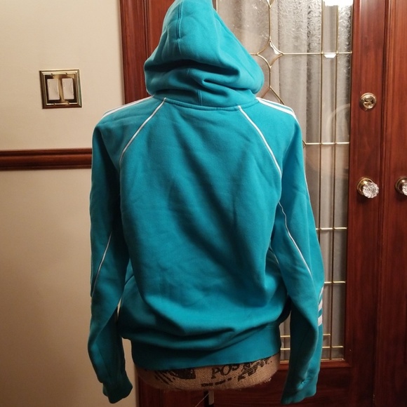 adidas Tops | Nwot Adidas Turquoise Hoodie | Poshmark